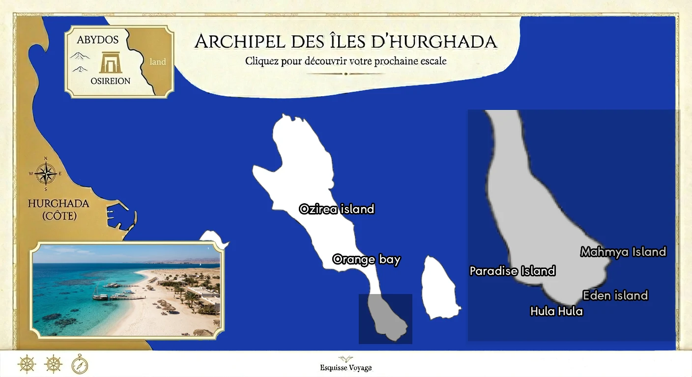 Carte Interactive Archipel Giftun