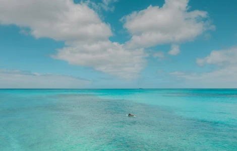 Plage paradisiaque mer Rouge Égypte eaux turquoise