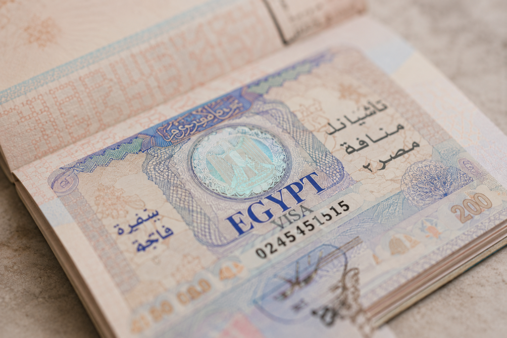 Passeport français pour voyager en Égypte et connaître les formalités d'entrée.