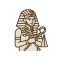 Icône pharaon représentant nos guides experts francophones pour vos visites culturelles en Égypte.