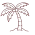 icone palmier desert