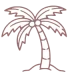 icone palmier desert
